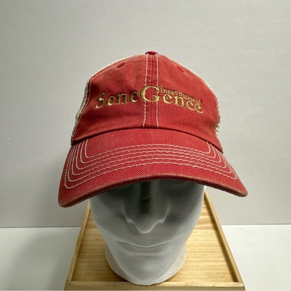 International SeneGence, Baseball Hat with Mesh Back, Faded Red - Picture 1 of 7